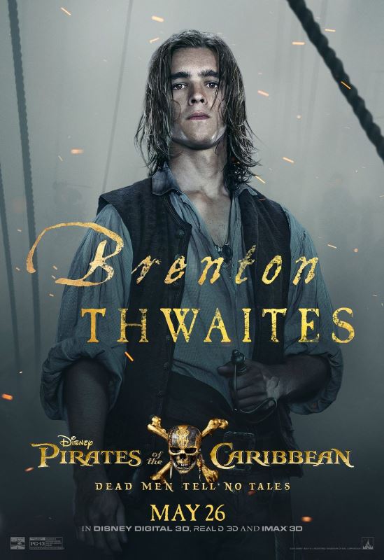 Pirates of the Caribbean: Dead Men Tell No Tales character posters