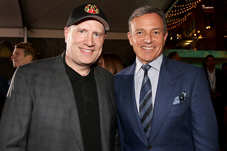 Bob Iger and Kevin Feige