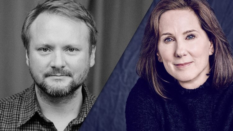 Star Wars: The Last Jedi director Rian Johnson and Lucasfilm president Kathleen Kennedy