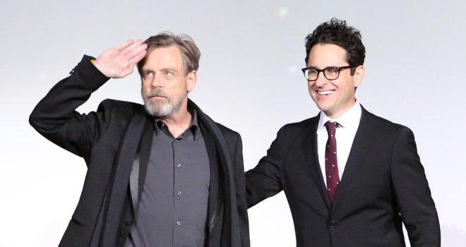 Mark Hamil and J. J. Abrams