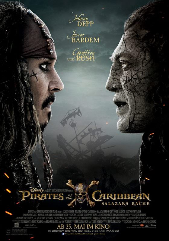 Pirates of the Caribbean: Dead Men Tell No Tales  New International Poster