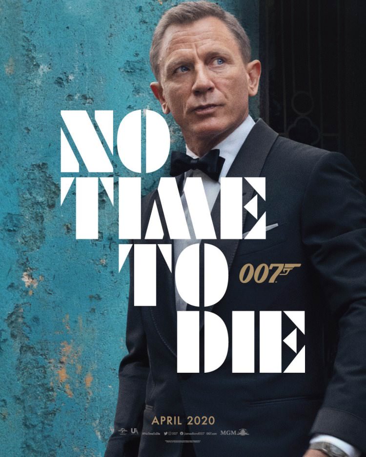  اولین پوستر رسمی فیلم No Time to Die با بازی دنیل کریگ