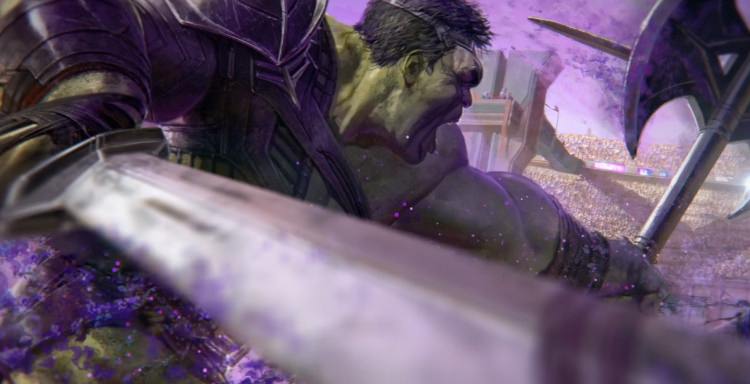 Thor: Ragnarok Concept Art Planet Hulk