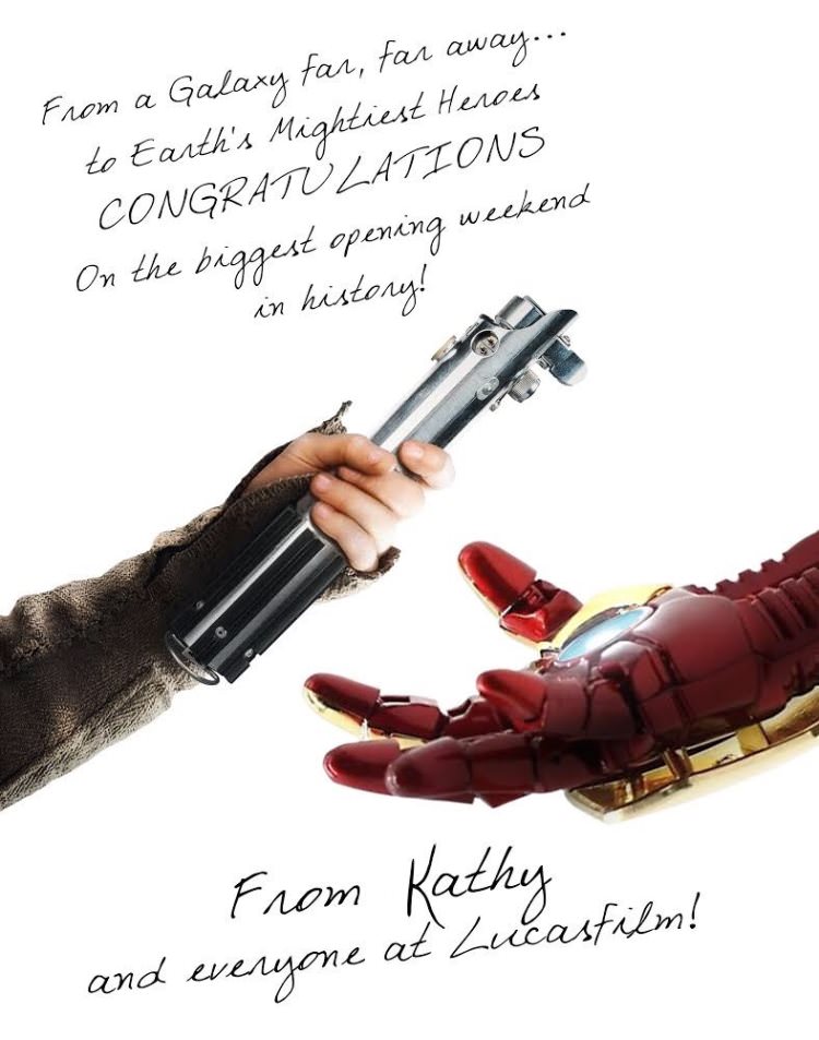 Star Wars Congratulates Avengers: Infinity War