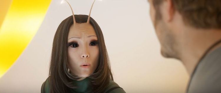 Klementieff as Mantis in the Guardians of the Galaxy Vol. 2 