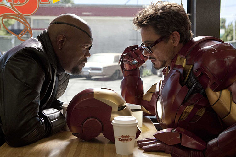 Nick Fury in Iron Man 2