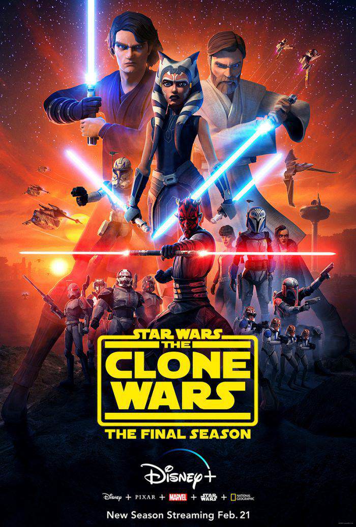 پوستر فصل هفتم سریال Star Wars: The Clone Wars