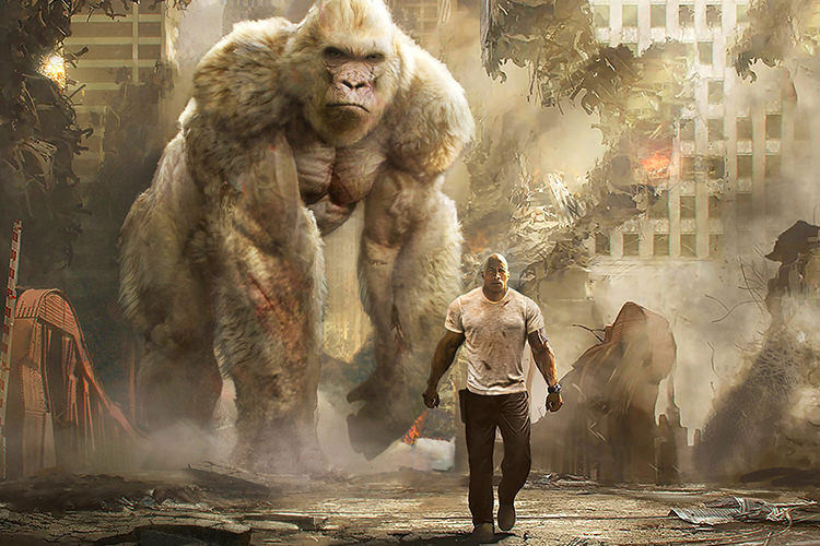 فیلم Rampage زودتر اکران خواهد شد