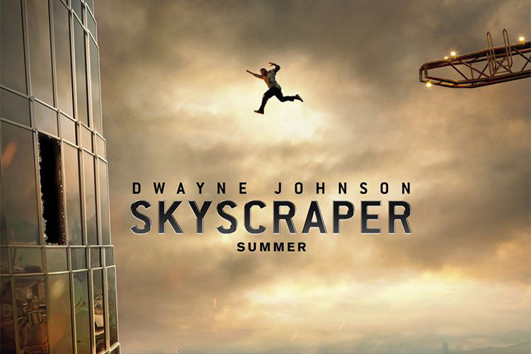 طرفداران، منطقی نبودن پوستر فیلم Skyscraper را از نظر علمی بررسی کردند